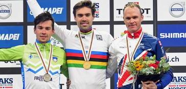 WK podium Bergen