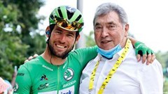 Cavendish en Eddy Merckx