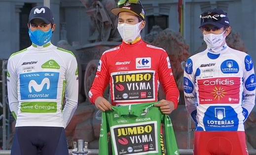 Podium Vuelta 2020